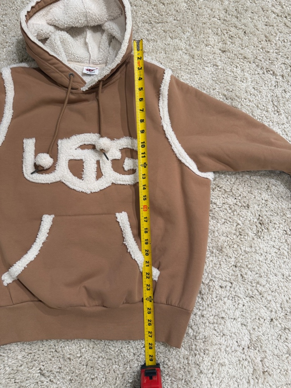 Never worn Ugg Telfar Logo sherpa hoodie m - Picture 8 of 11